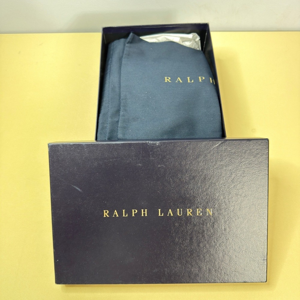 NEW Ralph Lauren Purple Label Sibylle Heels EU37.5 US7.5 Brown Burnished Leather - Picture 10 of 12
